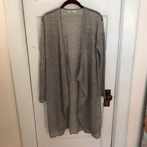 Zara midi length lightweight gray sweater